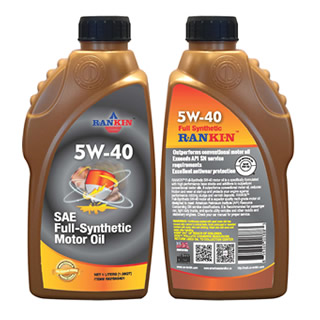 RANKIN 雷擎 金盾 5W-40 1L API SN級(jí) 全合成汽車潤滑油